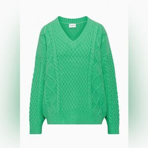 Aritzia Sunday Best Peggy Merino Wool V-Neck Sweater